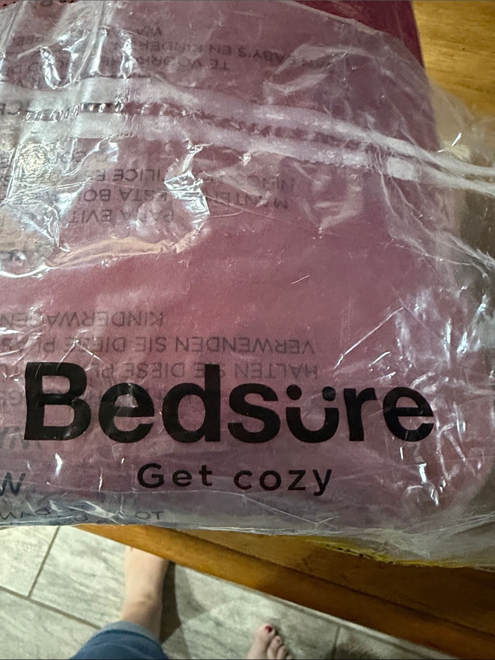 Gentle soft tech comforter set